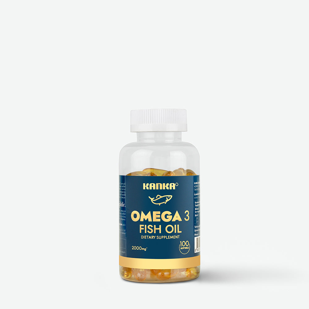 Omega 3 Fish Oil Balık Yağı 100 Yumuşak Kapsül